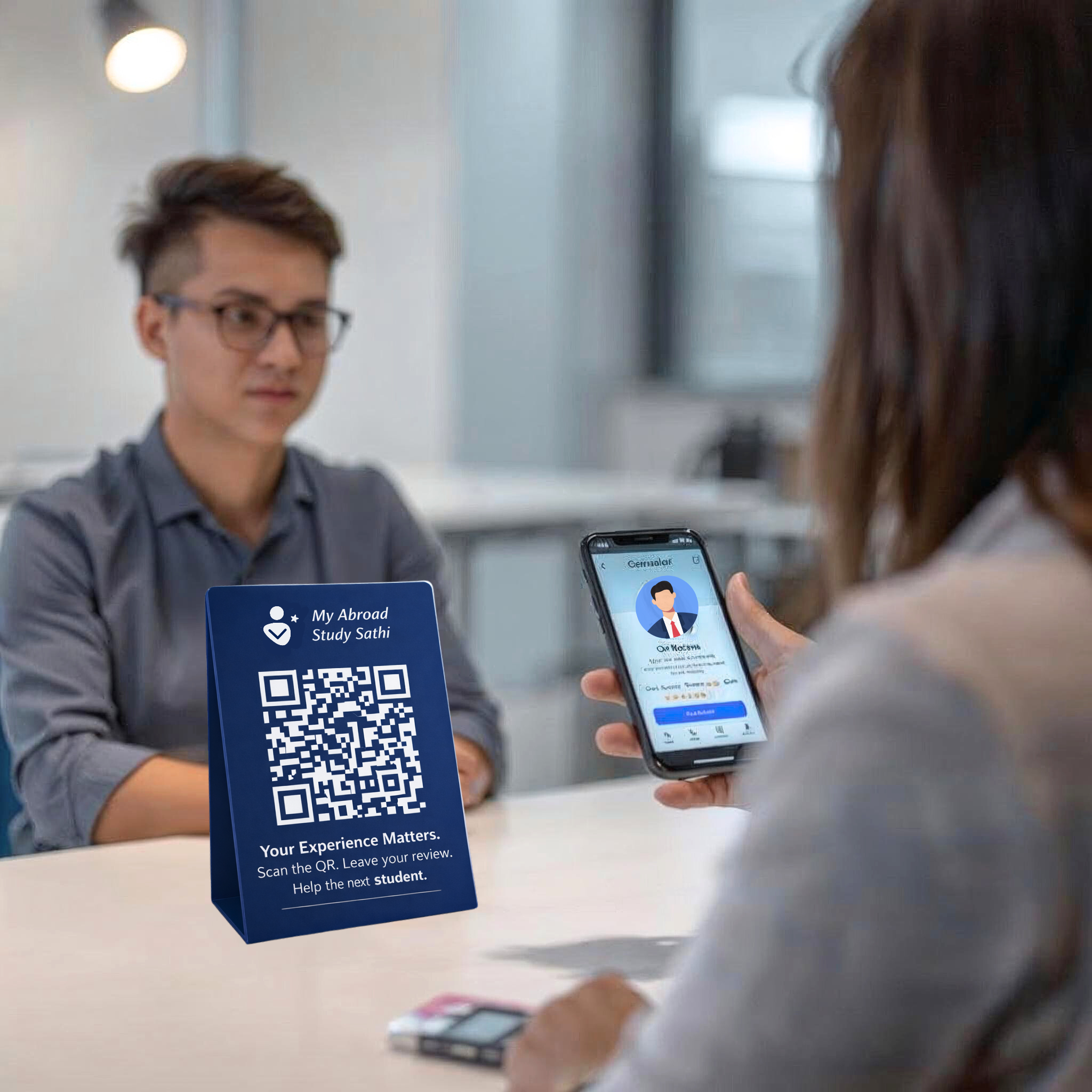 Scan My Abroad Study Sathi QR